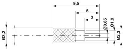 Коаксиальный контакт D-SUB-VS-ST-KX-50-RG174