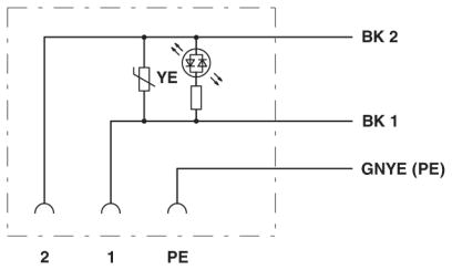 Кабель для датчика / исполнительного элемента-SAC-3P-5,0-PVC/BI-1L-V