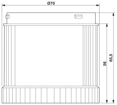 Оптический элемент-PSD-S OE LED CL