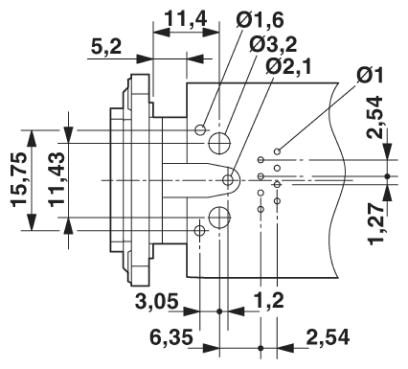 Монтажные рамы-VS-08-A-RJ45/LP-1-IP67-BK