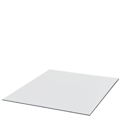 Пластина с гравировкой-GPK 610X610X1,5 WH/BK