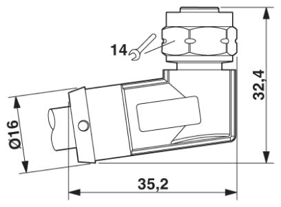 Системный кабель шины-SAC-4P-M12MR-M12FR FF VA/...