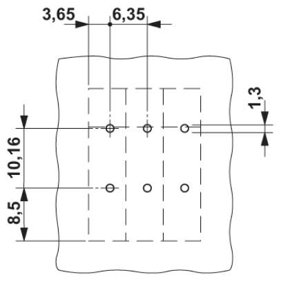 Клеммные блоки для печатного монтажа-FRONT 4-V-6,35-3