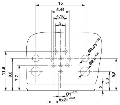 Встраиваемые разъемы-SACC-CI-M12MS-8CON-L90 SH SCO