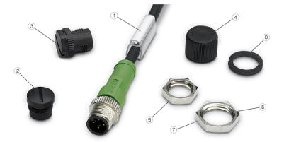 Гайка ЭМВ-SACC-M12-NUT-SH