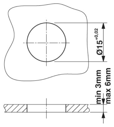 Крепежный резьбовой элемент корпуса-SACC-M12 PLUG PRESS
