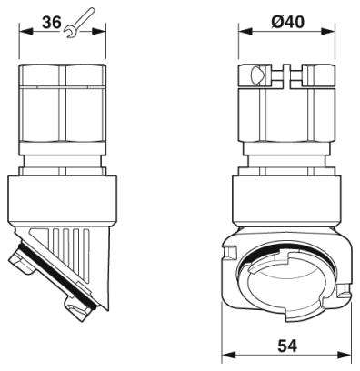 Кабельный ввод-HC-B-GTRS-M32-ER-AL