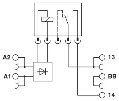 Релейный модуль-PLC-RSP-24DC/ 1/ACT