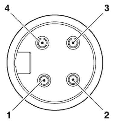 Силовой кабель-SAC-4P-MINMR/ 1,0-U50/MINFR