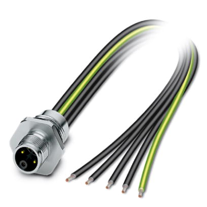 Встраиваемые разъемы-SACC-E-M12MSK4PE-M16XL/0,2-1,5