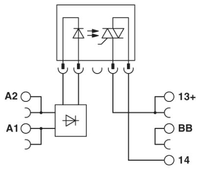Модуль полупроводникового реле-PLC-OSC-24DC/230AC/ 1/ACT