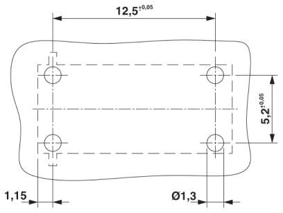 Одинарные клеммы для печатного монтажа-PTSPLO-6/1-2X2 2,9 R32