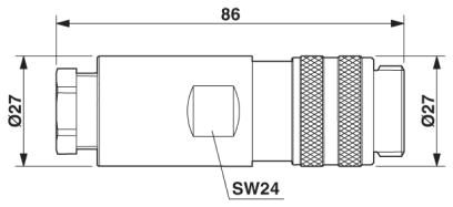Разъем-SACC-MINMS-5CON-PG16