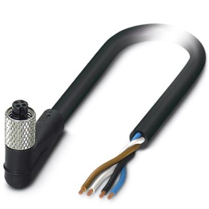 Кабель для датчика / исполнительного элемента-SAC-4P-10,0-PUR/M5FR