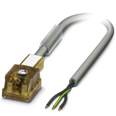 Кабель для датчика / исполнительного элемента-SAC-3P-3,0-PUR/BI-1L-S F
