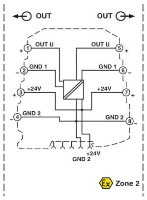 Источник стабилизированного напряжения-MINI MCR-SL-CVS-24-5-10-NC