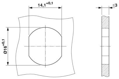 Крепежный резьбовой элемент корпуса-SACC-BP-M-M12/M15-7-THR