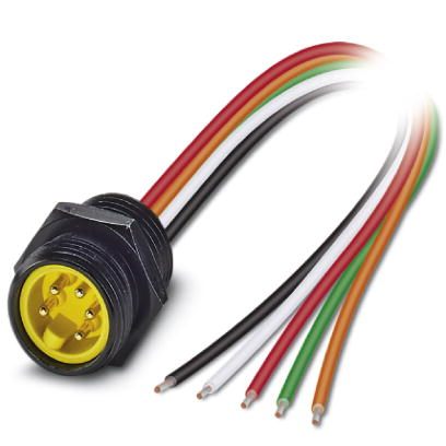 Встраиваемые разъемы-SACC-E-MINM-5CON-NPT12-U20/1,0