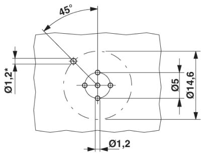 Встраиваемые разъемы-SACC-DSI-MSB-5CON-L180/12SCOSH