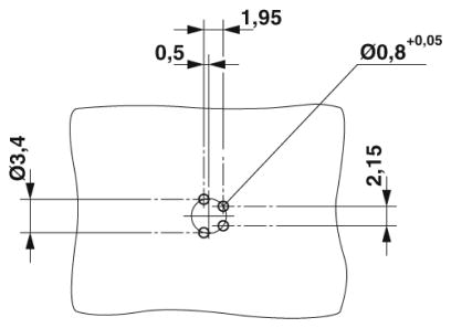 Встраиваемые разъемы-SACC-DSI-M 8FS-4CON-L180