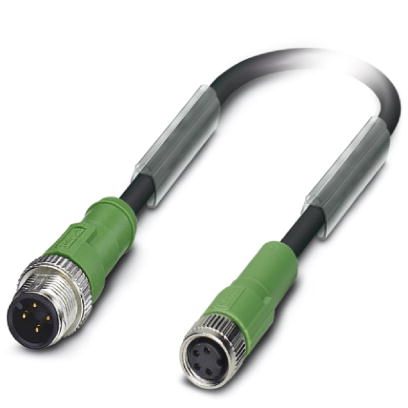 Кабель для датчика / исполнительного элемента-SAC-4P-M12MS/0,3-PUR/M 8FS
