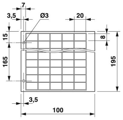 Гравировочный материал-GPE 20X 8 WH