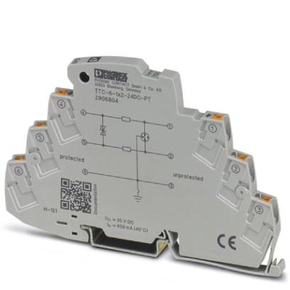 Устройство защиты от перенапряжений-TTC-6-1X2-24DC-PT
