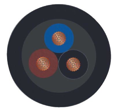 Кабель для датчика / исполнительного элемента-SAC-3P-M5MR/10,0-PUR