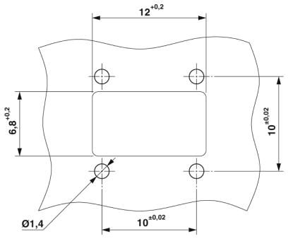 Клеммные блоки для печатного монтажа-PT-SG/ 1 8X0,1-2 THR2,9 R24