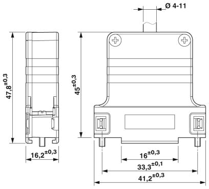 Сальниковый корпус D-SUB-CUC-DST-GPME-S/DSSC15