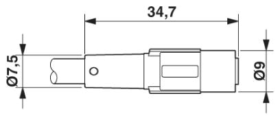 Кабель для датчика / исполнительного элемента-SAC-3P-M12MS-M 8SIFS/.../...