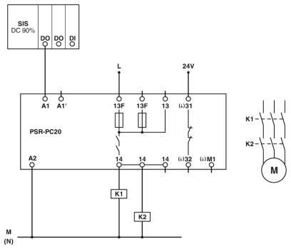 Реле сопряжения-PSR-PC20-1NO-1NC-24DC-SC