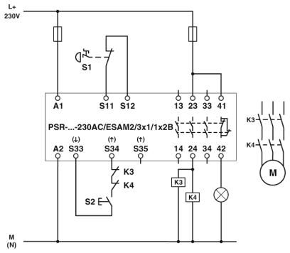 Реле безопасности-PSR-SCP-230AC/ESAM2/3X1/1X2/B