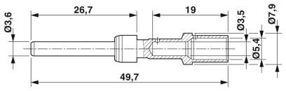 Обжимной контакт-SM-36KP008