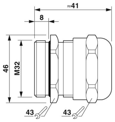 Кабельный ввод-HC-M-KV-M32(19-27)