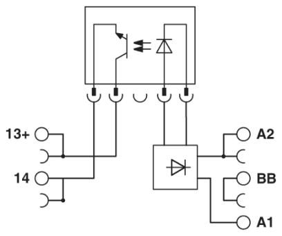 Модуль полупроводникового реле-PLC-OPT-24DC/ 48DC/100/SEN