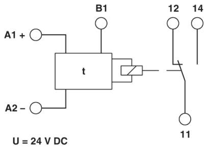 Реле времени-ETD-BL-1T-OFF-CC-10S