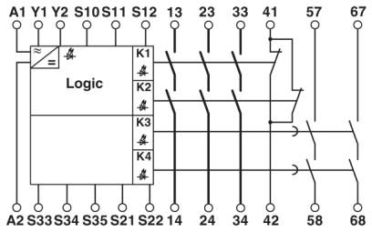 Реле безопасности-PSR-SPP-24DC/ESD/5X1/1X2/ T 5