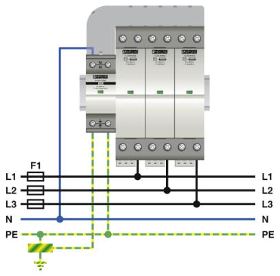 Монтажная перемычка-FLT-SEC-H MPB-3+1