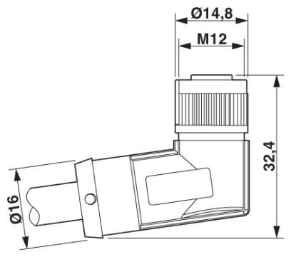 Кабель для датчика / исполнительного элемента-SAC-3P-FR SCO RAIL/.../...