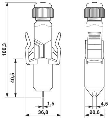 Флеш-память USB (Memorystick)-VS-04-MS-IP67