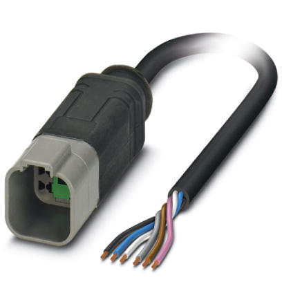 Кабель для датчика / исполнительного элемента-SAC-6P-DTMS/ 3,0-PUR