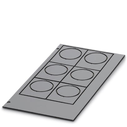 Пластиковая табличка с отверстием-EMLP 24 (30X12) SR CUS