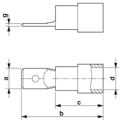 Соединитель-C-SCMI 6/6,3X0,8