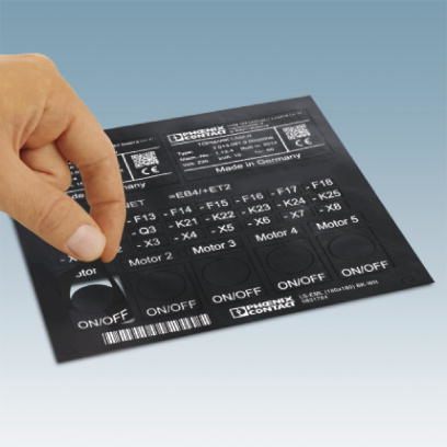 Маркеры для устройств-LS-EML (180X180) BK-WH