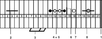 Проходные клеммы-UVKB 4-FS/FS(2,8)TP(2,4)1234/Q