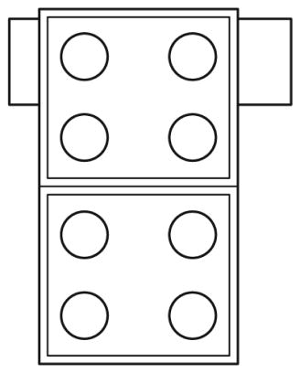 Разъем печатной платы-HSCH 2,5-2U/ 8 9005
