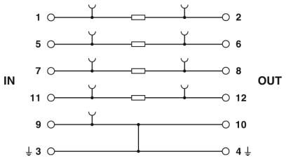 Базовый элемент для защиты от перенапряжений-PT 2XEX(I)-BE