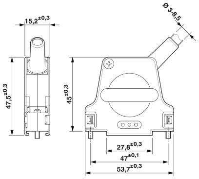 Сальниковый корпус D-SUB-CUC-DST-GZNI-A/DSSC25