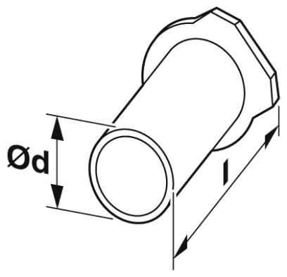 Встраиваемые разъемы-SACC-CI-M12MSL-4FE-L180 THR GR